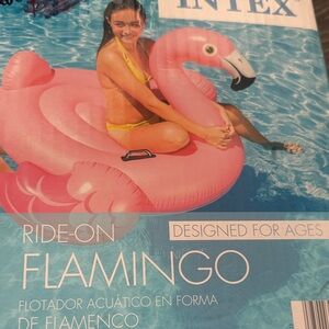 Intex Pink Flamingo Ride-On Float